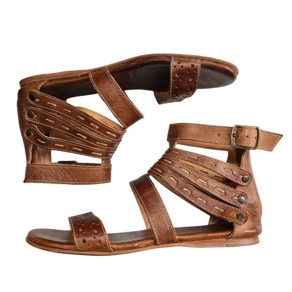 Bed Stu Artemis Gladiator Sandals Tan Rustic - Picture 4 of 11